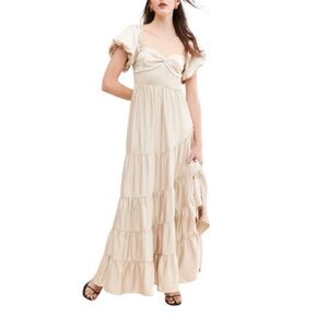 Free People Silky Sun-drenched
Maxi Dress